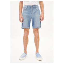 Armedangels Naail Hemp - Short -Outdoor Winterkleding Winkel armedangels naail hemp short detail 2