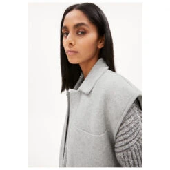 Armedangels Women's Almaraa Sleeveless - Wollen Bodywarmer -Outdoor Winterkleding Winkel armedangels womens almaraa sleeveless wollen bodywarmer detail 3