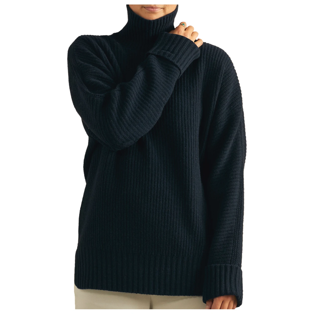 Women's Vigga Knitted T-Neck - Wollen Trui 2 Women's Vigga Knitted T-Neck - Wollen Trui - Afbeelding 2