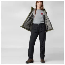 FJÄLLRÄVEN Women's HC Hydratic Trail Trousers - Regenbroek -Outdoor Winterkleding Winkel fjaellraeven womens hc hydratic trail trousers regenbroek detail 4