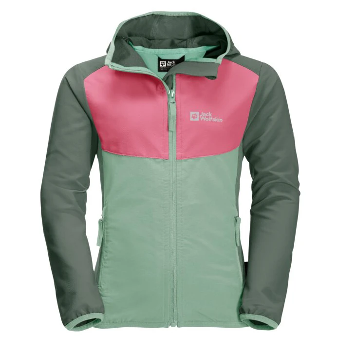 Jack Wolfskin Girl's Turbulence - Softshelljack 1 Jack Wolfskin Girl's Turbulence - Softshelljack
