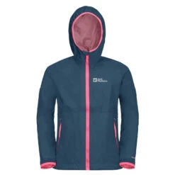 Jack Wolfskin Kid's Rainy Days Jacket - Regenjas -Outdoor Winterkleding Winkel jack wolfskin kids rainy days jacket regenjas detail 3