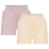 Minymo Girl's Basic Sweat Shorts (2-Pack) - Short