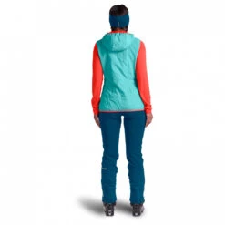 Ortovox Women's Swisswool Piz Boè Vest - Merinobodywarmer -Outdoor Winterkleding Winkel ortovox womens swisswool piz boe vest merinobodywarmer detail 5