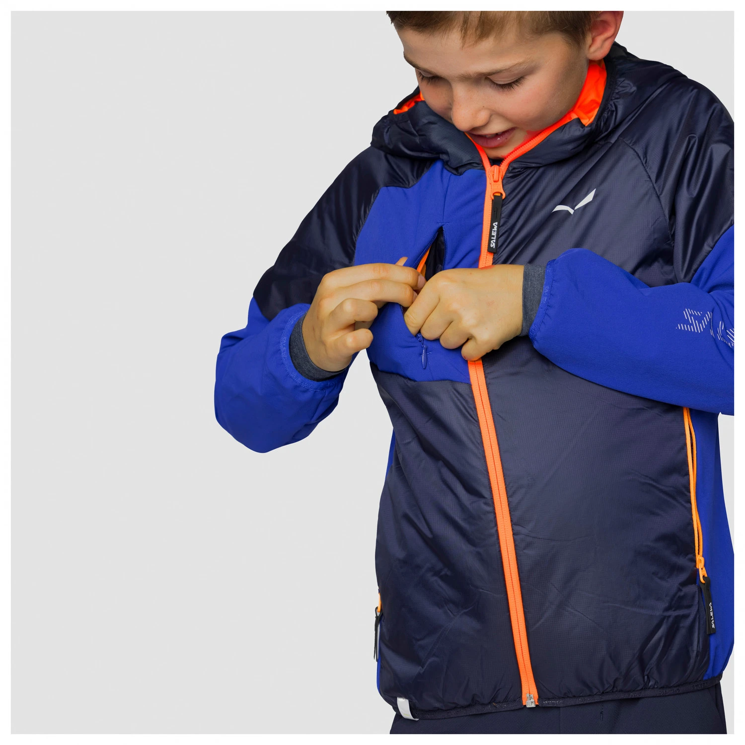 SALEWA Kid's Ortles Hybrid Tirol Wool Responsive Jacket - Synthetisch Jack 2 SALEWA Kid's Ortles Hybrid Tirol Wool Responsive Jacket - Synthetisch Jack - Afbeelding 2
