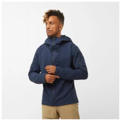 Salomon Outpeak Softshell - Softshelljack 9 Salomon Outpeak Softshell - Softshelljack -Outdoor Winterkleding Winkel salomon outpeak softshell softshelljack detail 3